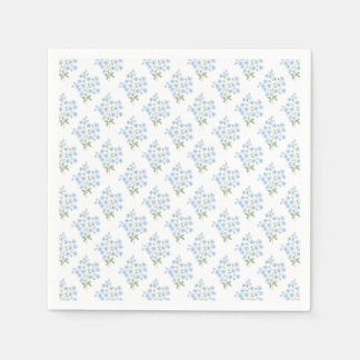 English Country Muster mit Vergissmeinnichtblumen Serviette
