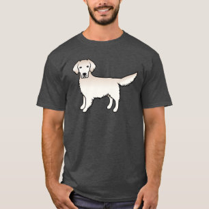 English Cream Golden Retriever Niedlich Cartoon Do T-Shirt