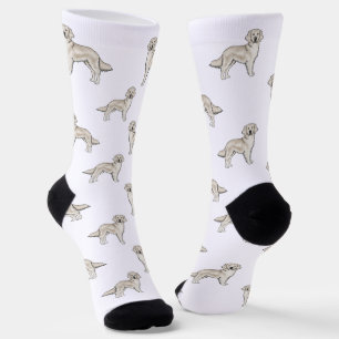 English Cream Golden Retriever Süßer Hundemuster Socken