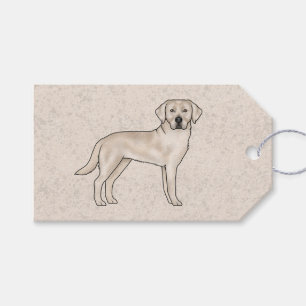 English Cream Labrador Retriever Cartoon Labrador Geschenkanhänger