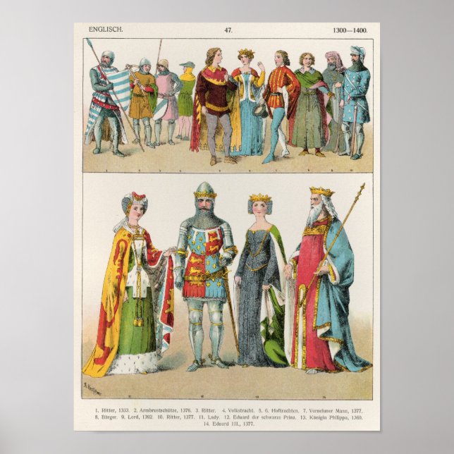 English Dress Poster (Vorne)