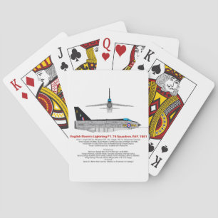 English Electric Lightning Interceptor- Spielkarten