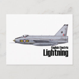 English Electric Lightning Postkarte