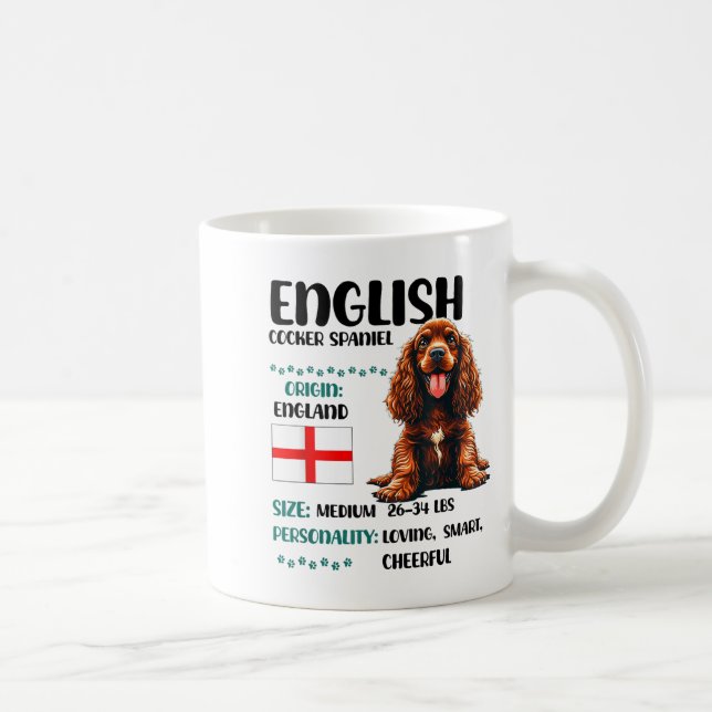 English Er Spaniel Origin Funny Er Spaniel Lover  Kaffeetasse (Rechts)