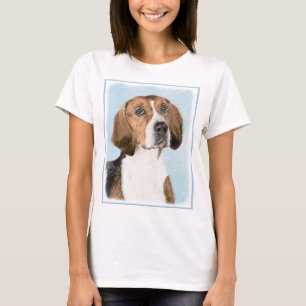 English Foxhound Painting - Niedliche Original Dog T-Shirt