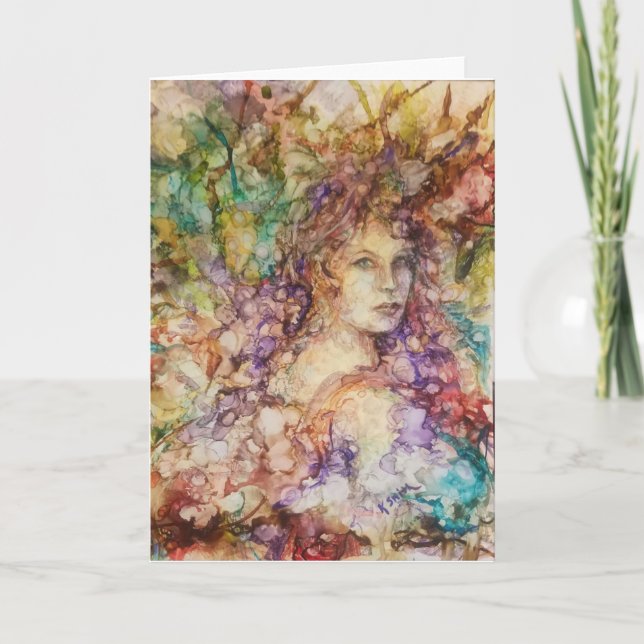 "English Garden" Dankeskarte (Vorderseite)