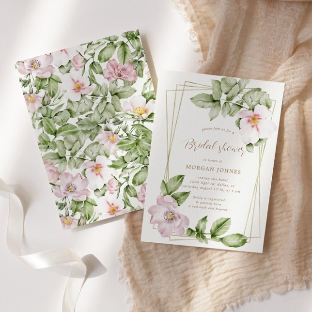 English Garden Floral Brautparty Einladung (Von Creator hochgeladen)