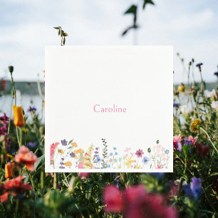 English Garden Personalisiert Name Cocktail Serviette