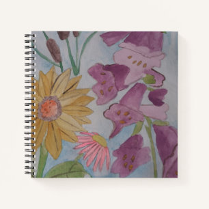 English Hütte Garden Spiral Notebook Notizbuch