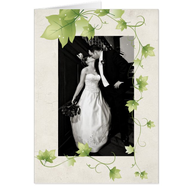 English Ivy Wedding Foto Vielen Dank (Vorne)