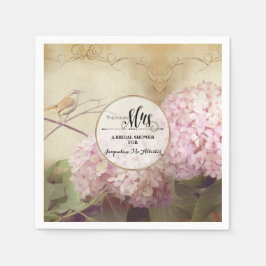 English Manor House Hydrangea Bridal Empfang Serviette