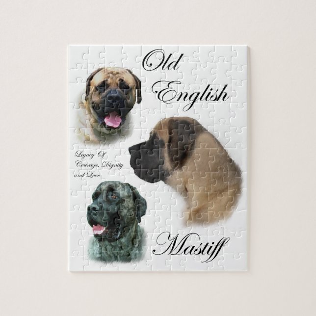 English Mastiff Art (Vertikal)