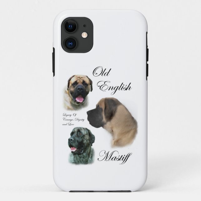 English Mastiff Art Case-Mate iPhone Hülle (Rückseite)