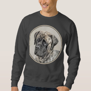 English Mastiff (Brindle) Malerei - Dog Art Sweatshirt