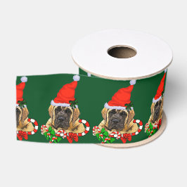 English Mastiff Christmas Ripsband