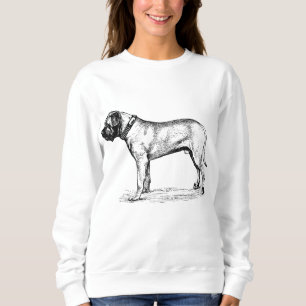 English Mastiff Dog Vintag Hundeliebhaber Mama Pap Sweatshirt