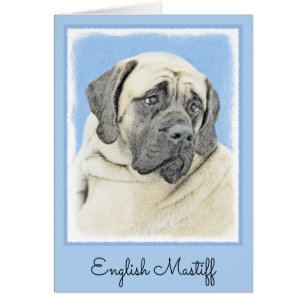 English Mastiff (Fawn) Malerei - Original Dog Art