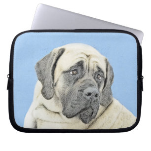 English Mastiff (Fawn) Malerei - Original Dog Art Laptopschutzhülle