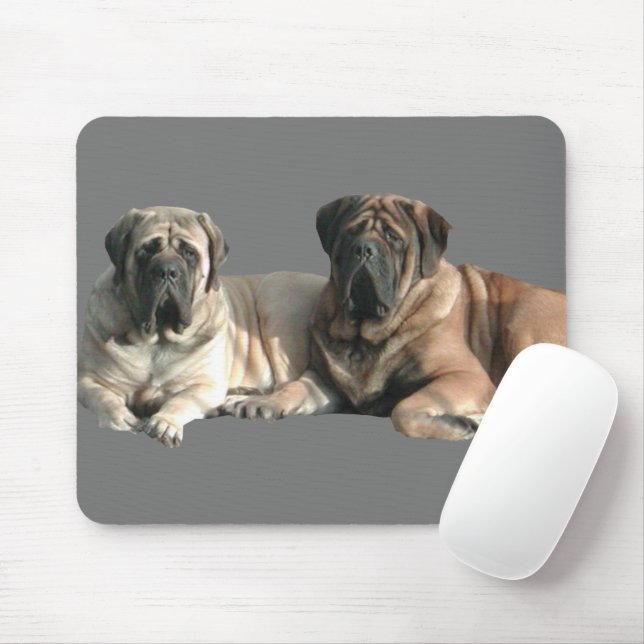 English Mastiff Freunde Mousepad (Mit Mouse)