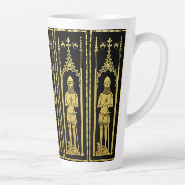 English Medieval Portrait 1355 John, Lord Cobham Milchtasse (Rechts)