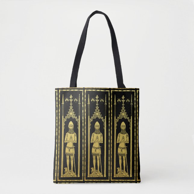 English Medieval Portrait 1355 John, Lord Cobham Tasche (Vorderseite)