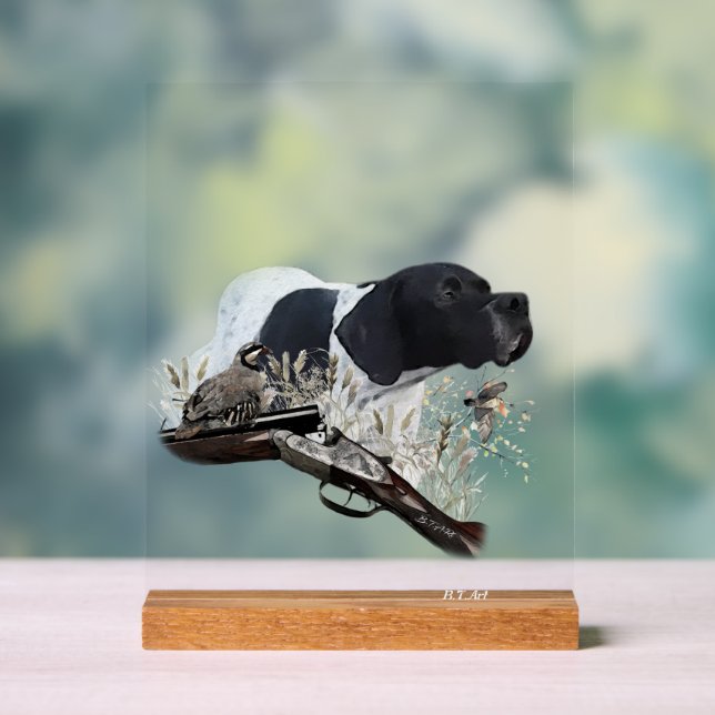 English Pointer  Acrylschild (Neutral)