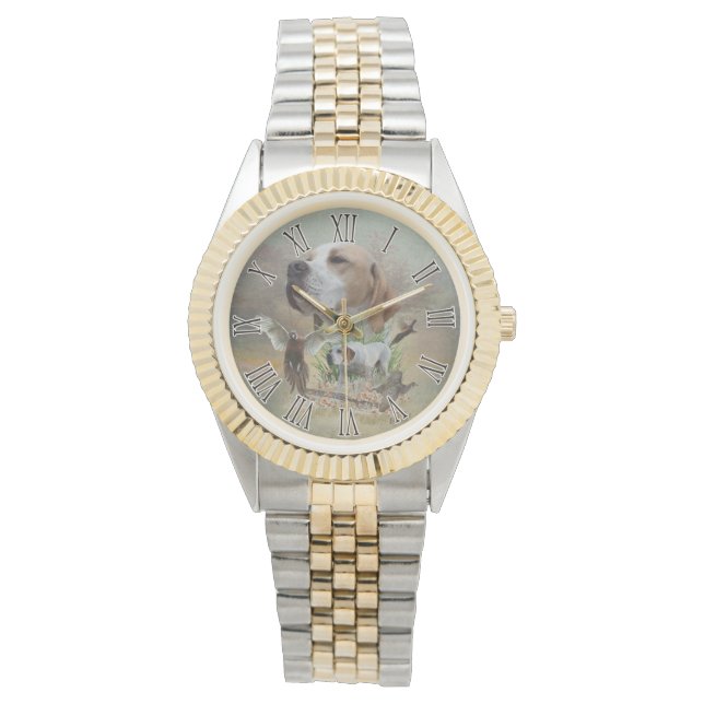 English Pointer Armbanduhr (Vorderseite)