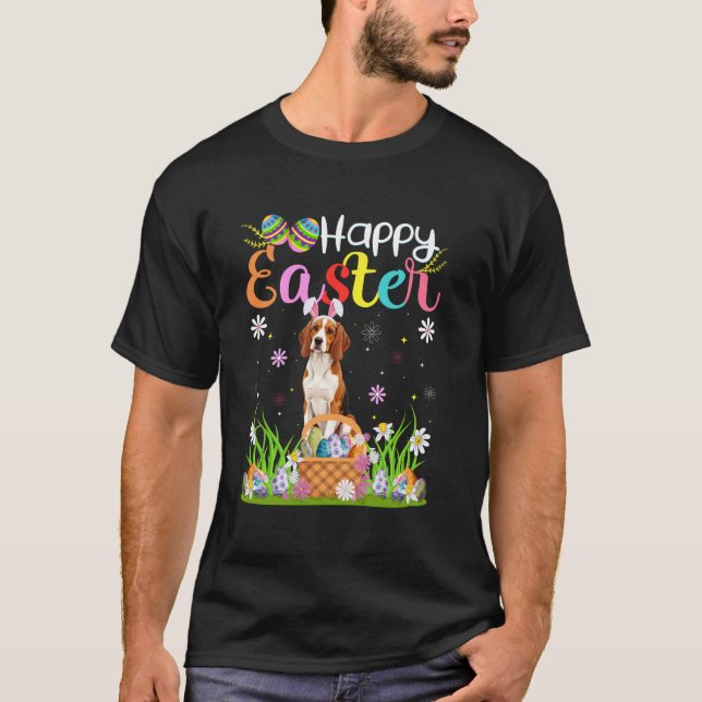 English Pointer Dog Happy Easter Egg Hunt Bunny Ea T-Shirt (Vorderseite)