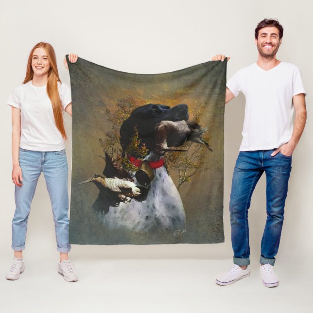 English Pointer Fleecedecke (Beispiel)