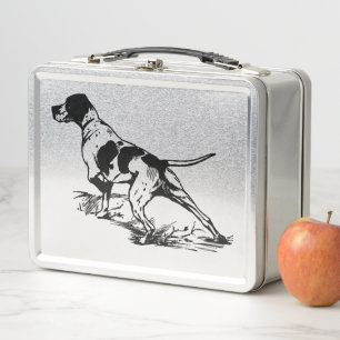 English Pointer Metall Brotdose