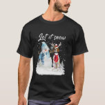 English Pointer Santa Dog Christmas Snowman Xmas P T-Shirt<br><div class="desc">English Pointer Santa Dog Christmas Snowman Xmas Pajama</div>