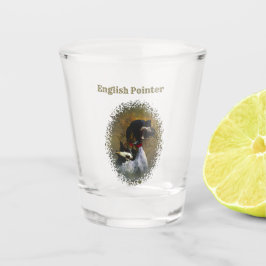 English Pointer Schnapsglas