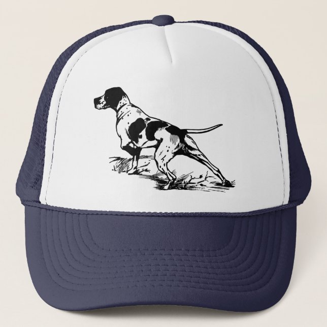 English Pointer Truckerkappe (Vorderseite)