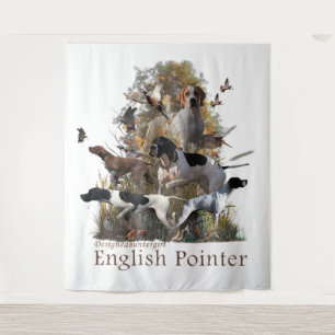 English Pointer Wandteppich
