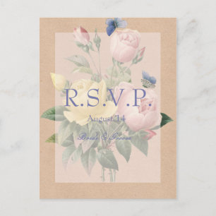 English Rose Garden Wedding Einladung UAWG