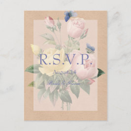 English Rose Garden Wedding Einladung UAWG