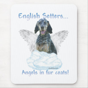 English Setter Angel Mousepad