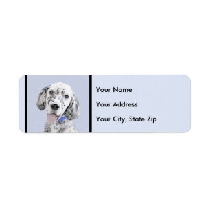English Setter Blue Belton Malerei Hund Art