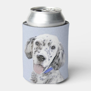 English Setter Blue Belton Malerei Hund Art Dosenkühler