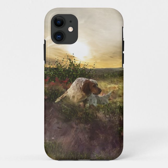 English Setter Case-Mate iPhone Hülle (Rückseite)