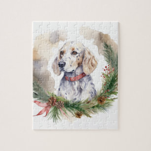 English Setter Christmas Wreath Festivals