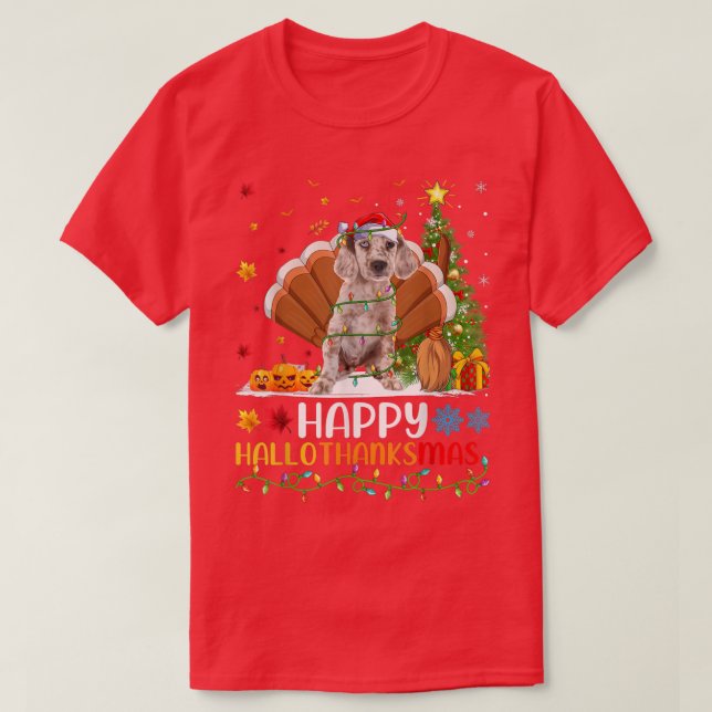 English Setter Dog Lover Funny English Setter Hell T-Shirt (Design vorne)