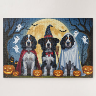 English Setter Dogs Pumpkin Halloween Funny