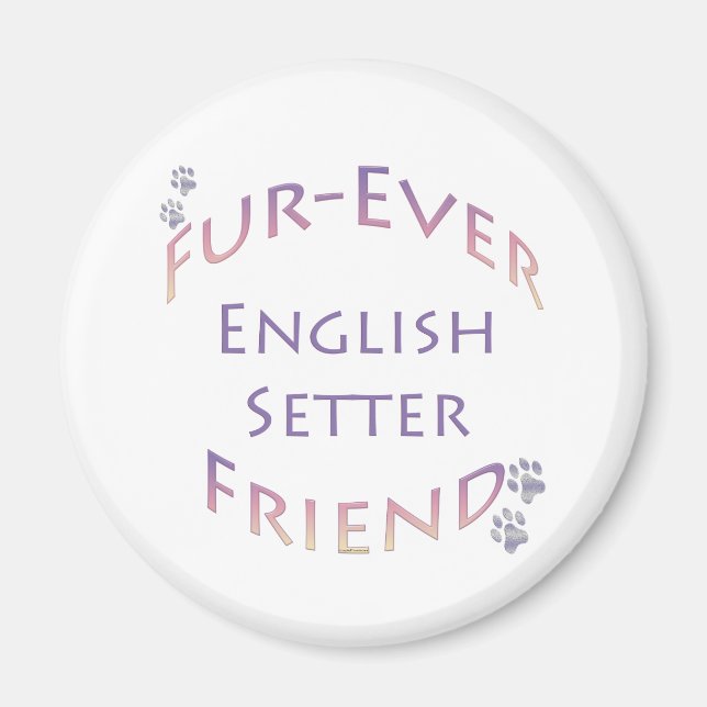 English Setter Furever Magnet (Vorne)