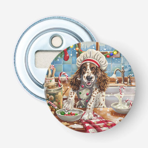 English Setter Holiday Baking: Festliche Weihnacht Flaschenöffner