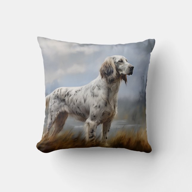 English Setter Kissen (Vorderseite)