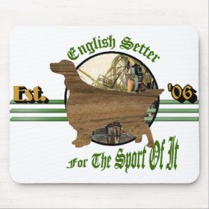 English Setter Kunst Geschenke Mousepad