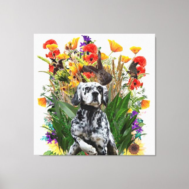 English Setter Leinwanddruck (Vorderseite)