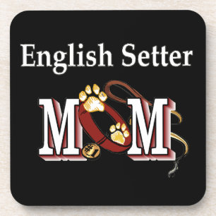 English Setter Mom Ohrts Getränkeuntersetzer