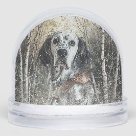 English Setter  Schneekugeln